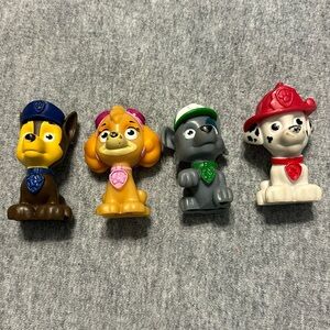 Paw Patrol Mini Figures set of 4- Chase, Marshall, skye, and rocky